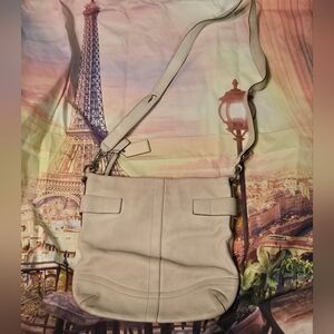Coach Cream Shoulder Bag